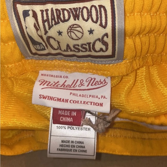 2009 Mitchell & Ness NBA Swingman Shorts Los Angeles Lakers Men - Picture 6 of 6